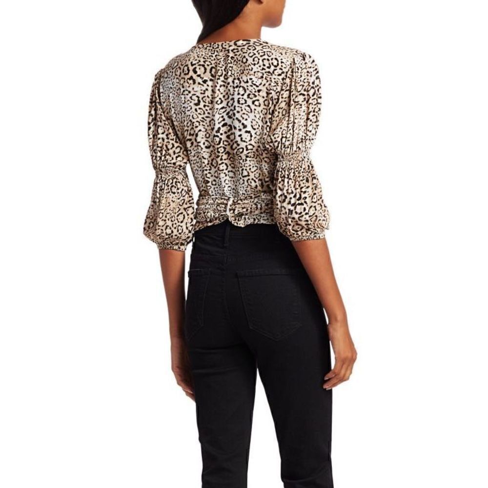Faithfull The Brand
Bisset Leopard Print Wrap Top Blouse Size 6 - Picture 6 of 9